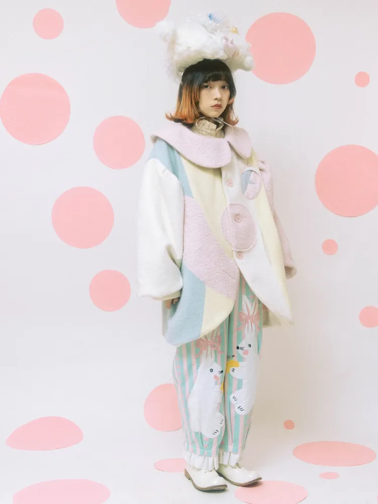 Rabbit print loose pants【s0000001201】