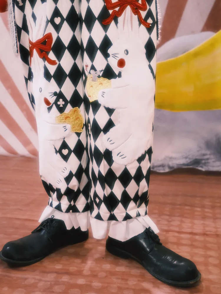 Rabbit print loose pants【s0000001201】
