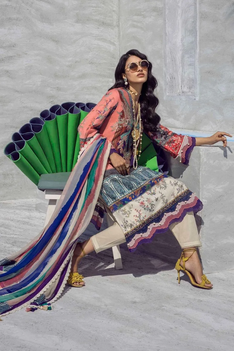 Sana Safinaz Muzlin Spring Lawn Collection 2021 – M211-024B-CI
