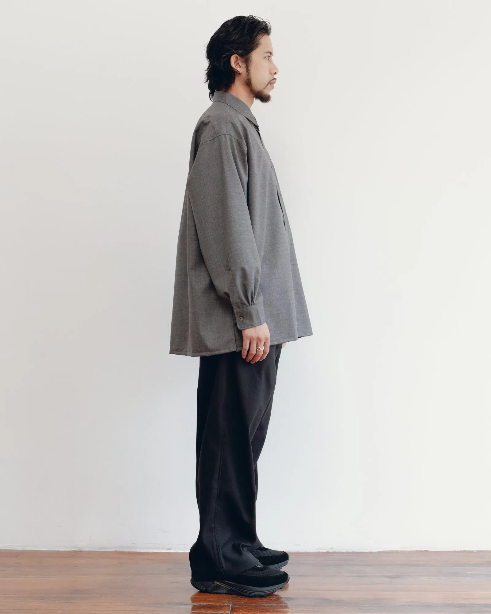 Signature Shirt - Super100's Wool - Grey