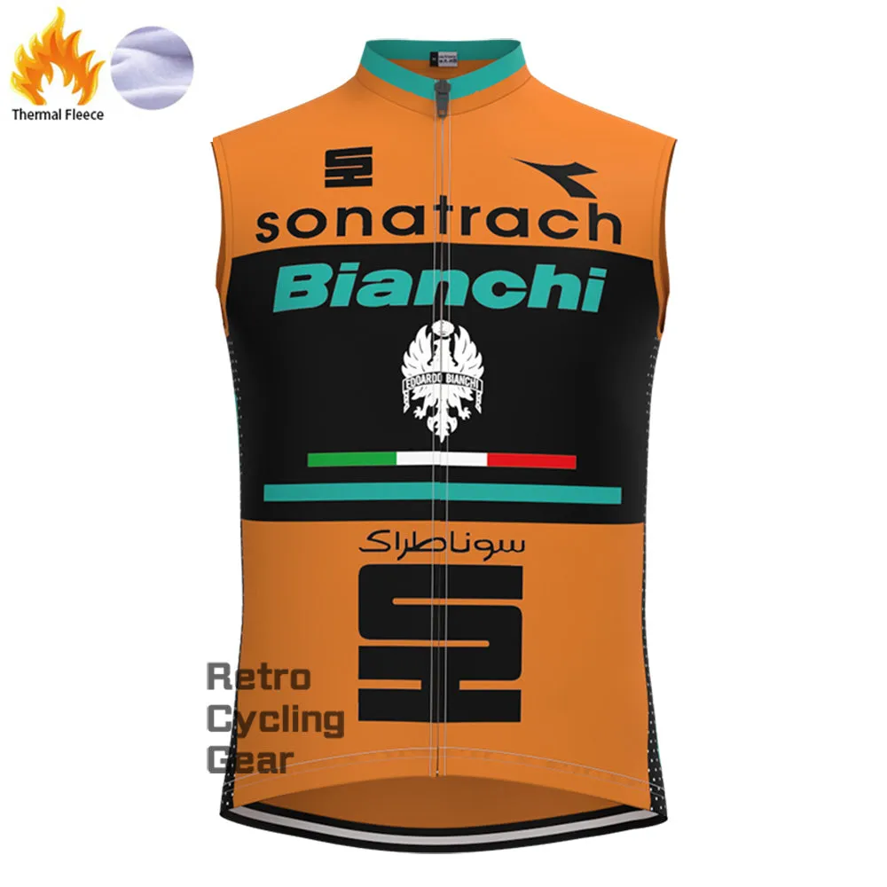 Sonatrach Bianchi Fleece Long Cycling Kits