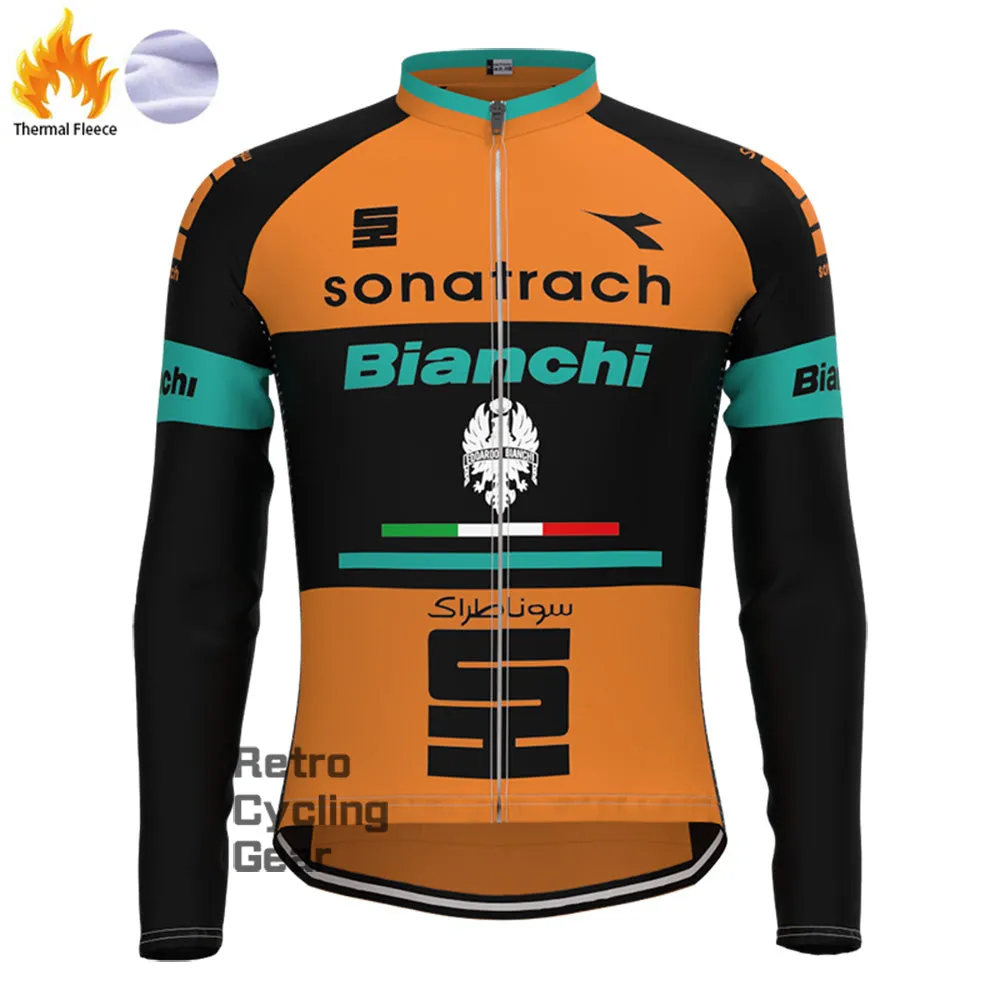 Sonatrach Bianchi Fleece Long Cycling Kits