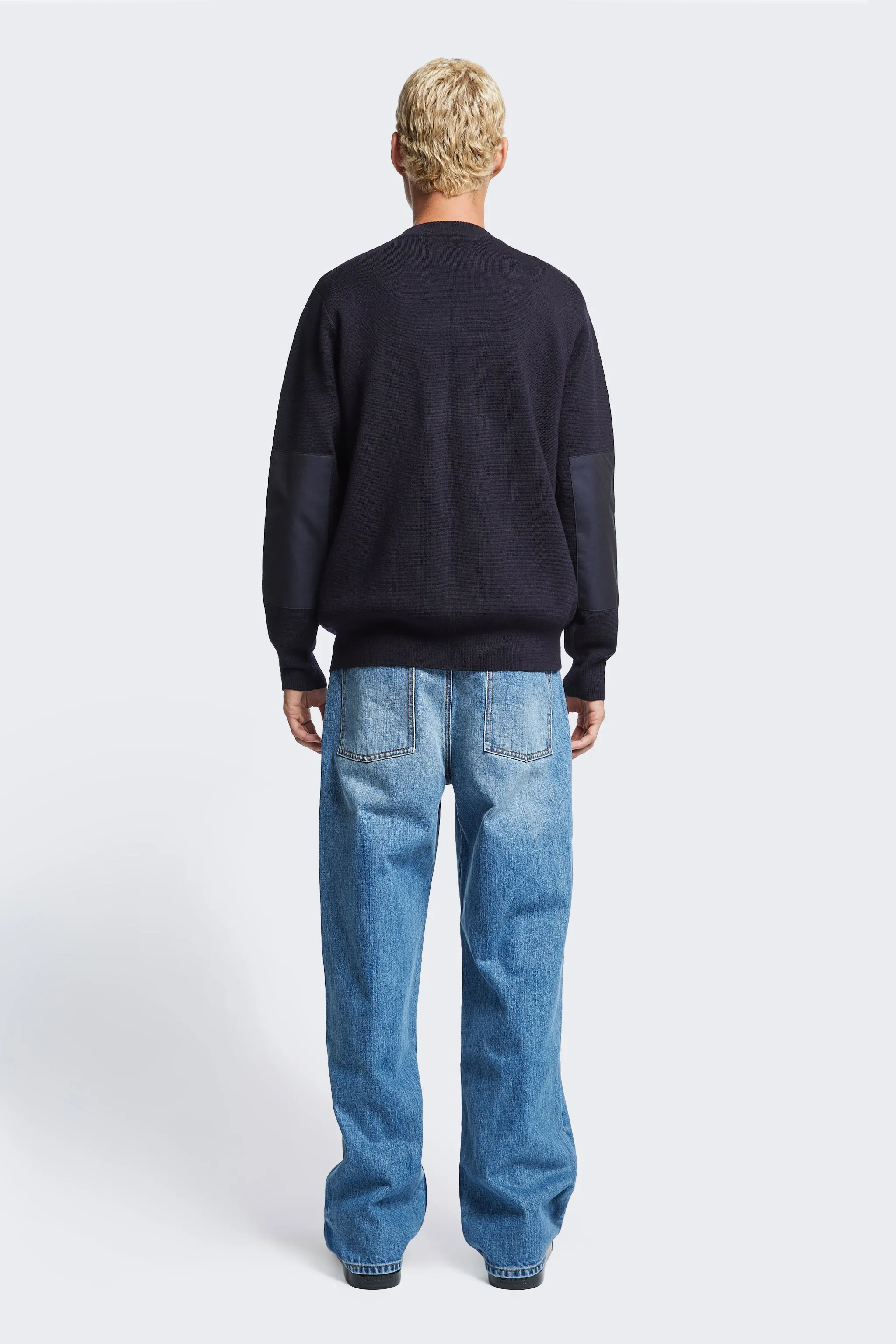 Surplus Patch Sweater Navy