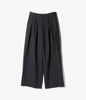 Tack Balloon Pants – Navy Gabardine