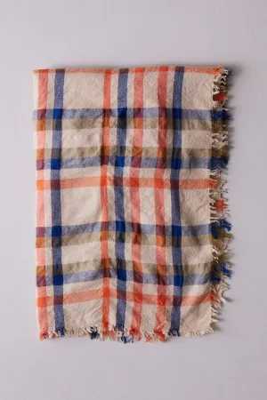 Toast - Allotment Check Boiled Wool Scarf