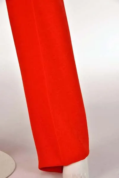 Vintage Roberta di Camerino Red Wool Trousers