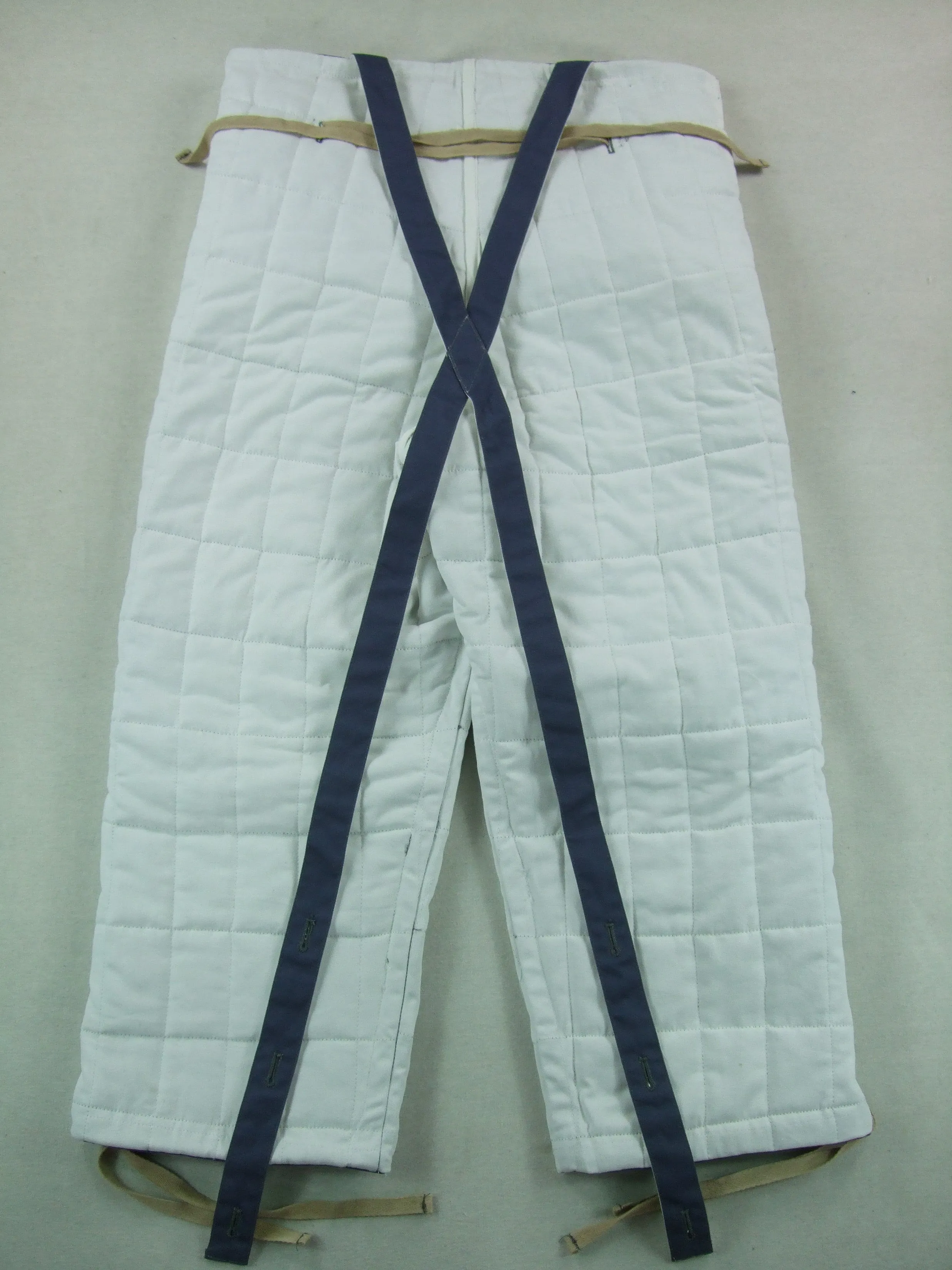WW2 German Luftwaffe LW Reversible Winter Quilted Pants Blue & White